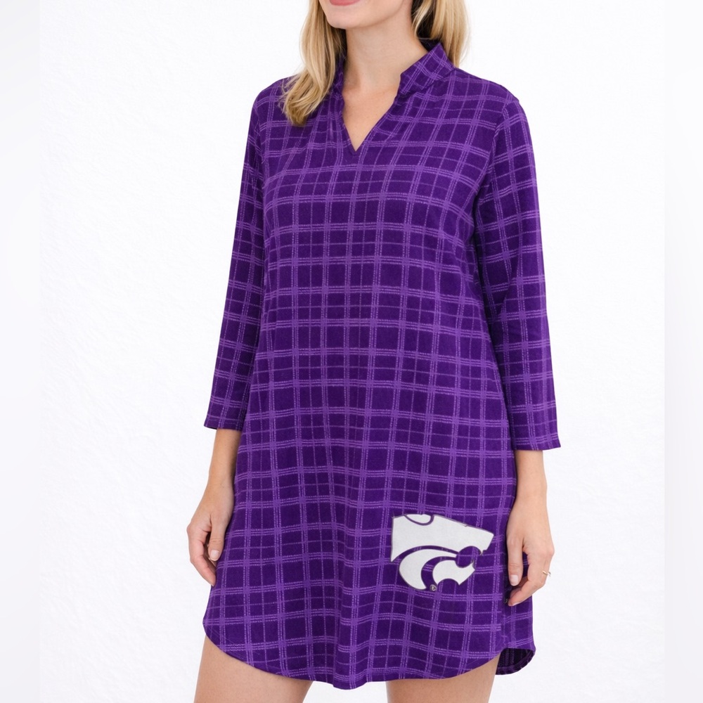 Gameday Couture Kansas State KState XL Pajama Dress Velour KSU NCAA